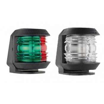 BLACK Utility Compact navigation lights for deck mounting 